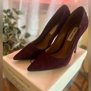 Steve Madden - Paiton Heels (Wine Nubuck, Size 8)